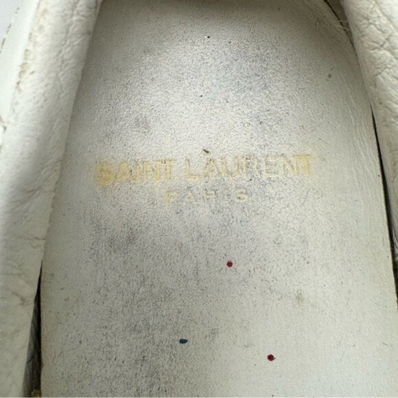 Authentic Leather Court Classic Glitter Star Sneakers size 37/ 7 US - Picture 8 of 10